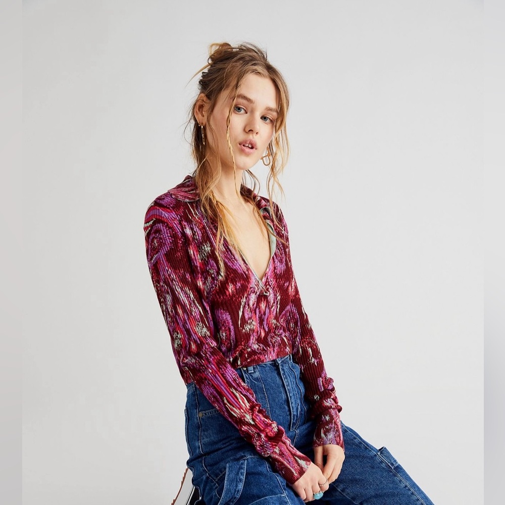Cherie Printed Sweater
